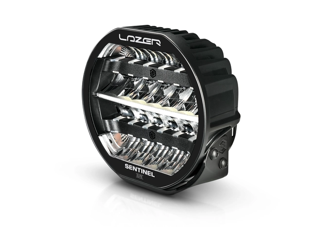 LAZER Sentinel 9" Elite PL2 sort Fjernlys m/parklys 