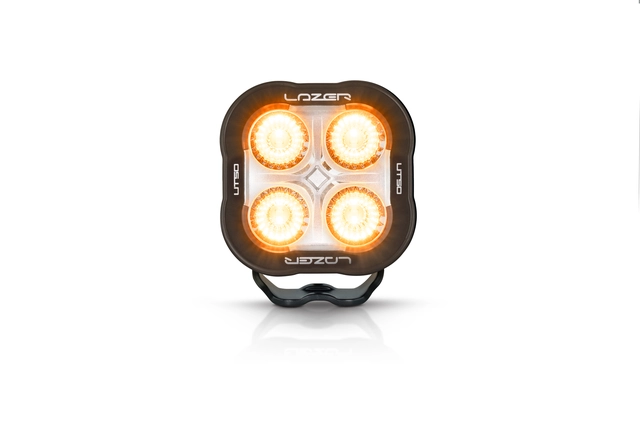 LAZER UTILITY50 LED arbeidslys 50W, 4 LED, m/ varsellys og rødt baklys 
