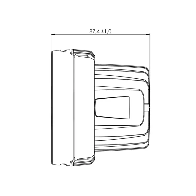 TYRI D10 Baseline R2 Swivel asym 12V 2800 lm høyrelampe 