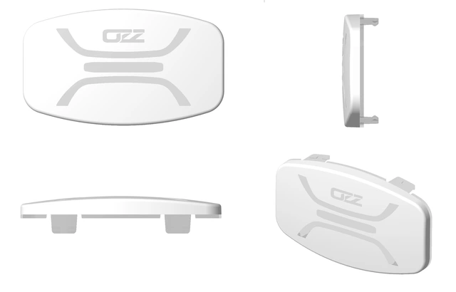 OZZ Oval Deksel hvit 