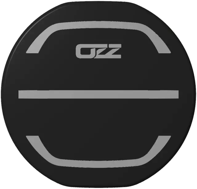 OZZ 7" Deksel rundt sort original 
