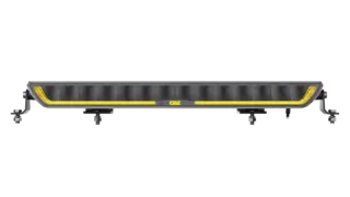 OZZ WB1 P20" 65 Arbeidslys LED-bar 55cm med rødt posisjonslys og varsellys