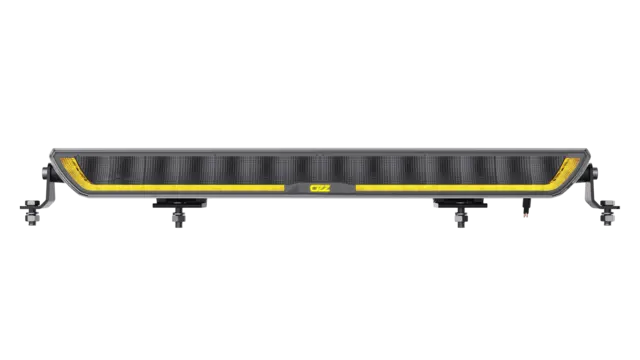 OZZ WB1 P20" 65 Arbeidslys LED-bar 55cm med rødt pos.lys og varsellys 