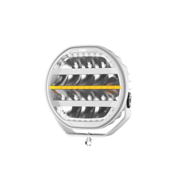 OZZ XR3 P9" fjernlys m/varsellys Helhvit 16 LED, parklys, 15000 lumen, R65 