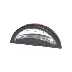 PROPLAST skiltlys LED 24V sort/rød ADR