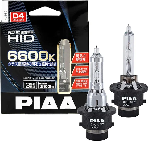 PIAA | D4s/D4r | D4U 6600K Xenon pære