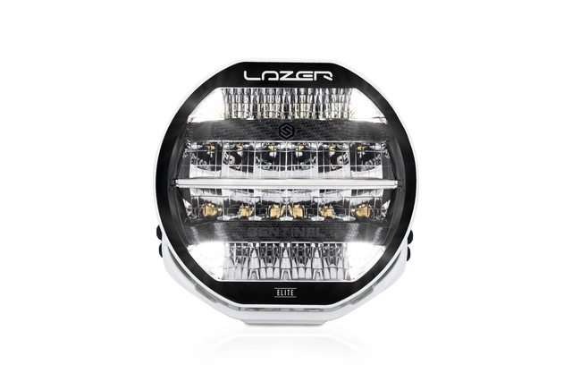 LAZER LED fjernlys 9" Elite Hvit 32 LED m/parklys 15232 lumen 