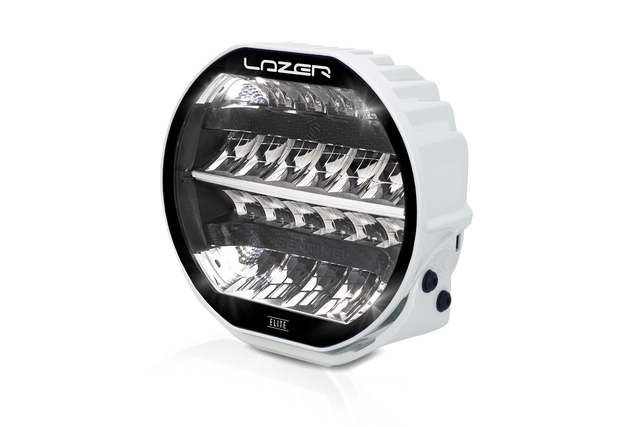 LAZER LED fjernlys 9" Elite Hvit 32 LED m/parklys 15232 lumen 