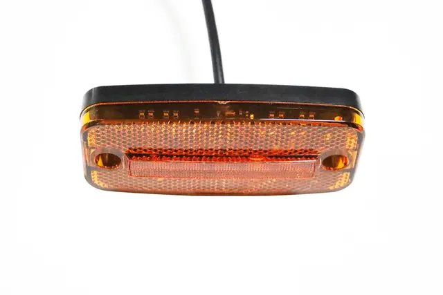 Markeringslys 12 LED oransje m/ blinklys 