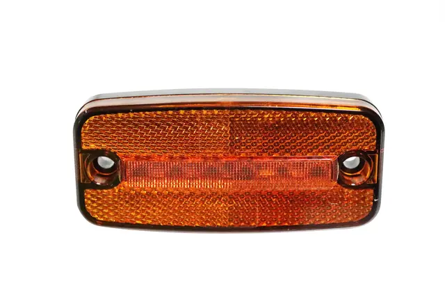 Markeringslys 12 LED oransje m/ blinklys 