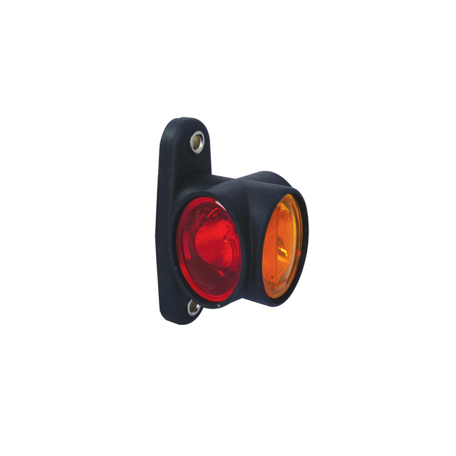VIGNAL markeringslys rød/hvit/oransje LED, rett feste 1,7m kabel 