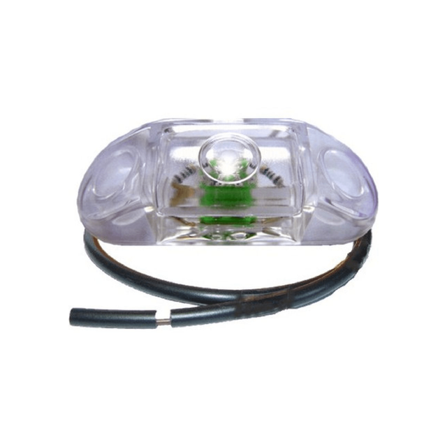 PROPLAST markeringslys 1 LED hvit 24V 