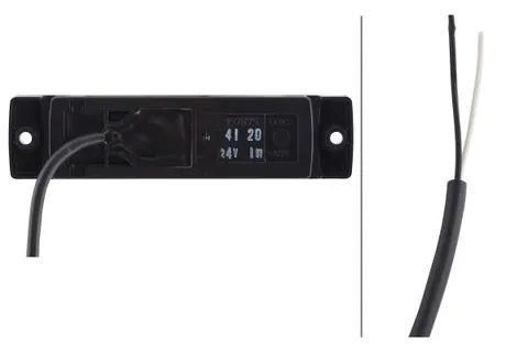 HELLA markeringslys LED oransje 24V 