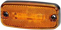 HELLA markeringslys LED oransje 24V kabel 5 m