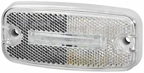 HELLA markeringslys LED hvit 24V kabel 5 m 