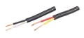Kabel 2x6,0q rød/sort dobb.is. 100 meter