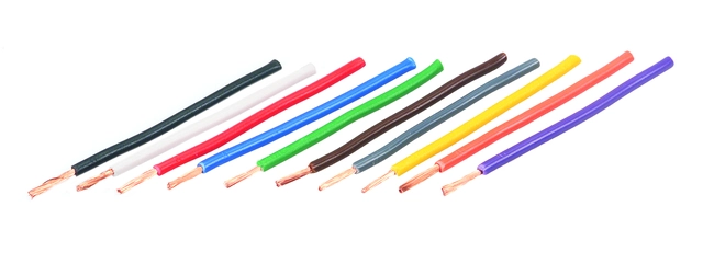Kabel 1x2,5qmm hvit 