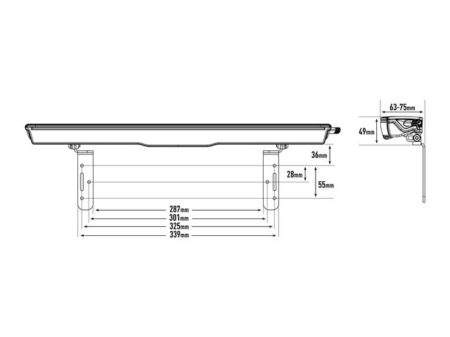 LAZER Skiltfestebraketter for Glide 