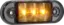LUCIDITY Markeringslys oransje sotet glass med 2,5m kabel ADR