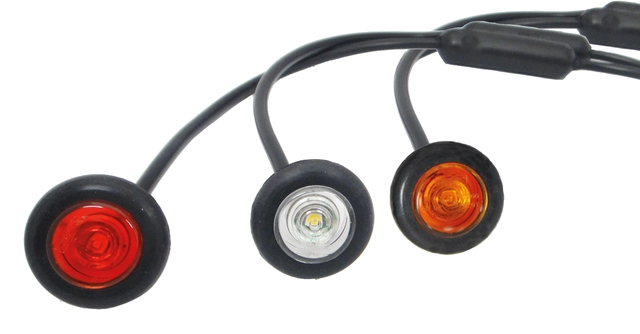 LUCIDITY markeringslys Hvit 12/24 LED 