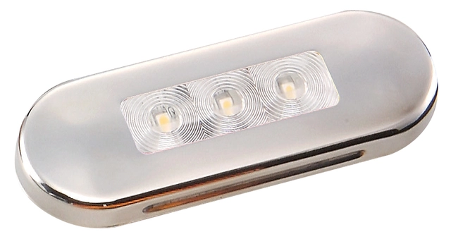 LUCIDITY Markeringslys klart glass m/hvitt lys -2,5 meter kabel ADR 