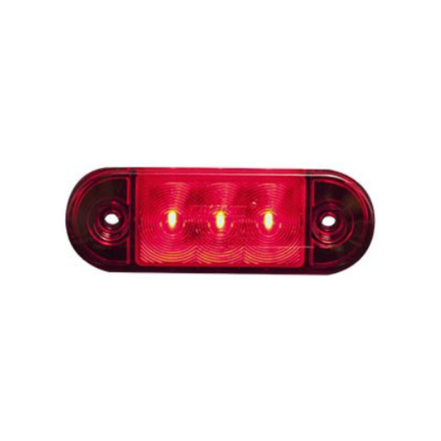 LUCIDITY Markeringslys LED rød med 15 cm kabel 