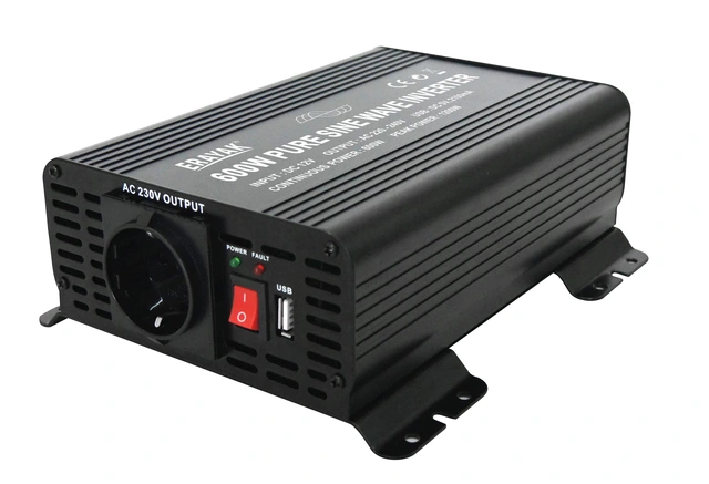 Inverter 24V til 230V 600W ren sinius 