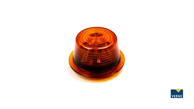 GYLLE Glass oransje LED 