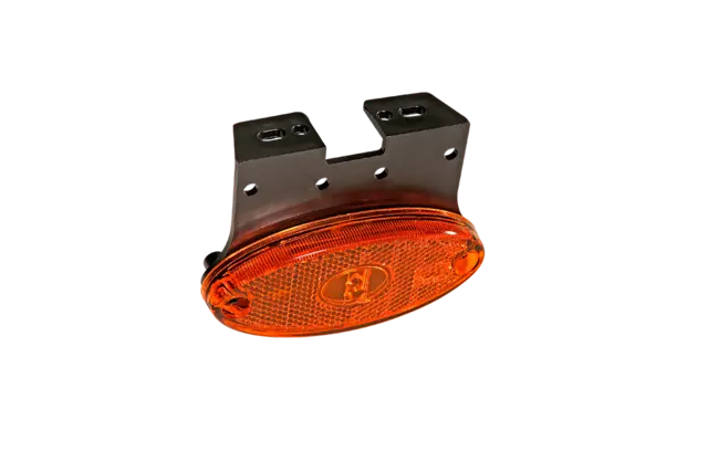 ASPÖCK markeringslys LED oransje oval med brakett 1,5 M Kabel 
