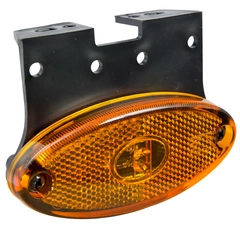 ASPÖCK markeringslys LED oransje oval med brakett 1,5 M Kabel