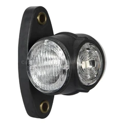 ASPÖCK markeringslys LED hvit kort arm 1 m kabel