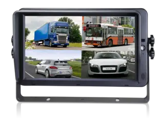 Ryggekamera monitor 7" HD quad-view 22-pin