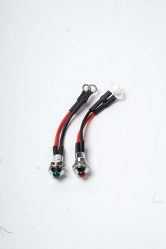 Kontrollampe LED 12/24V grønn