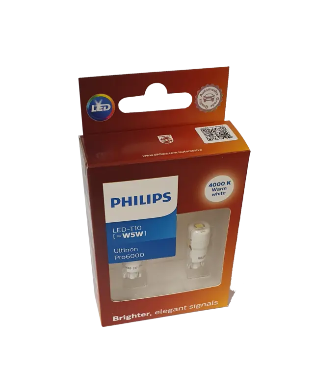 PHILIPS LED pære T10 24V 1W 6000K 2 pk 