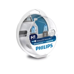 PHILIPS halogen H1 12V sett white vision