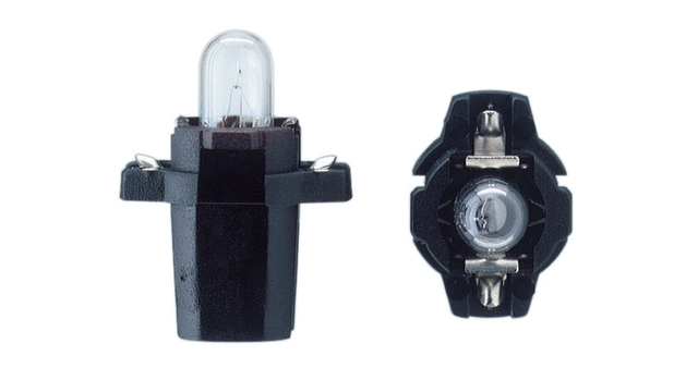 PHILIPS lyspære 1,2W 12V sort sokkel 