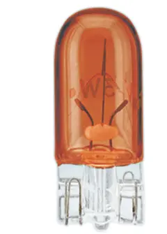 PHILIPS lyspære 5W 12V oransje