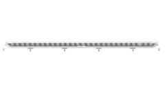 OZZ XB1 P52" fjernlys LED-bar Hvit m/parklys