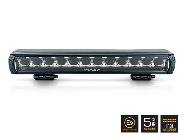 LAZER LED-bar Elite+ 590mm,12 LED fjernlys m/gult og hvit lys 