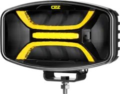 OZZ XO1 P fjernlys Sort 245mm oval, 8 LED, m/varsellys R65, 8160 lm
