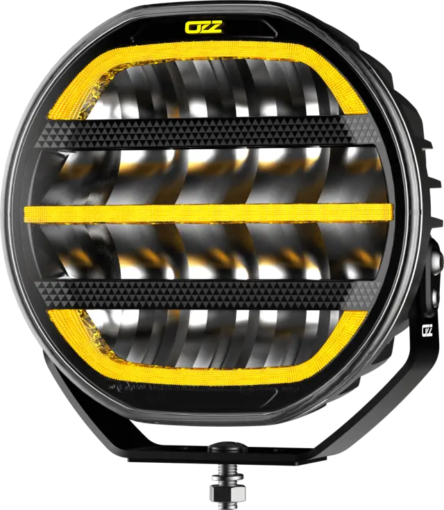 OZZ XR2 P7" fjernlys Sort 16 LED, m/parklys, 7200 lumen 