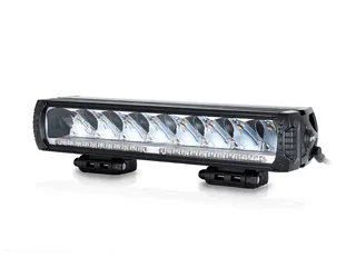 LAZER TR1000 LED-bar fjernl. m/varsellys 410mm, 8 LED, sort utgave