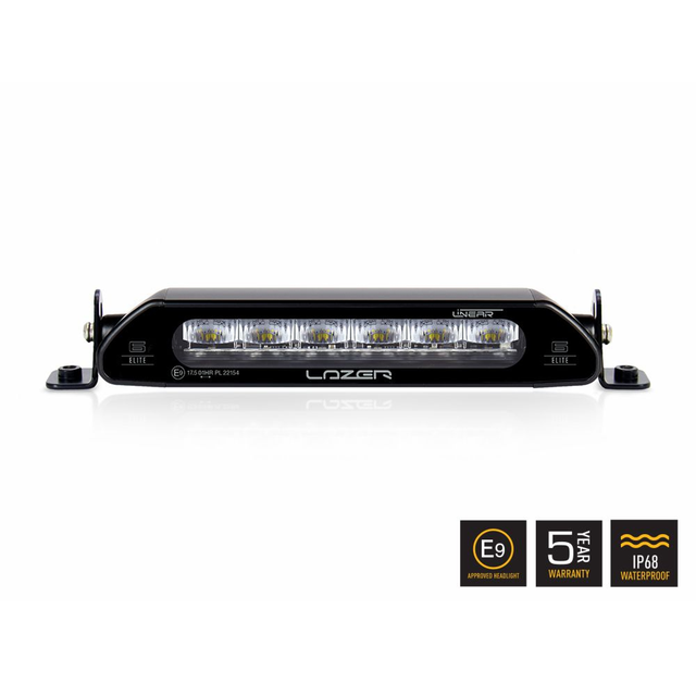 LAZER LED-bar Elite Combo 232mm, 6 LED fjernlys 