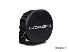 LAZER Sort deksel Sentinel 9" serien med logo