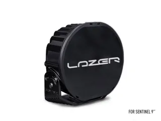LAZER Sort deksel Sentinel 9" serien med logo