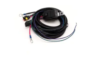 LAZER kabelsett 2-pin 12V f/ 1 lampe med bryter