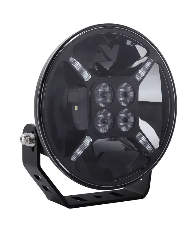 BRIODLIGHTS LED fjernlys 9" 8 LED m/ parklys 12000 lumen 