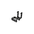 RIGID brakett D-Serie lang 2 pk
