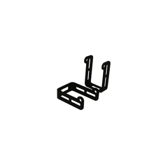 RIGID brakett D-Serie lang 2 pk