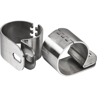 MISUTONIDA Lyktefester til frontbøyle 63mm blank, sett à 2 stk